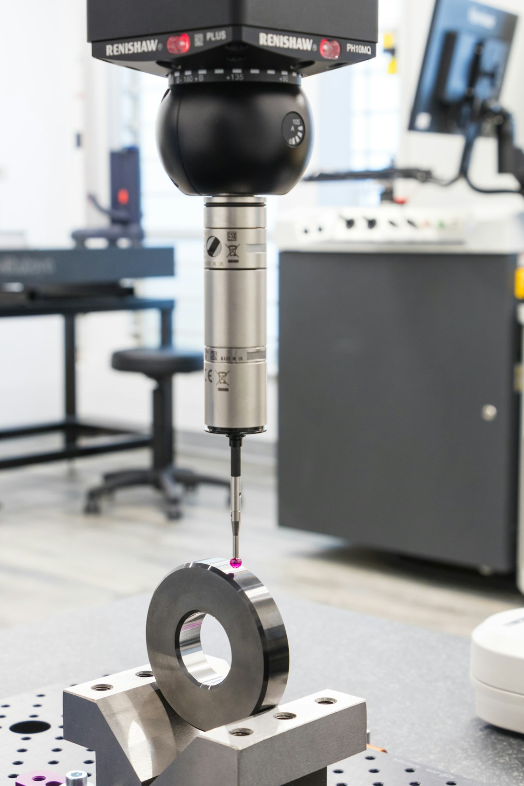 Crafting Captivating Headlines: Your awesome post title goes here high precision inspection probe touching metal ring in clean metrology lab